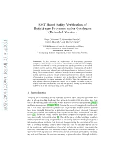 SMT-Based Safety Verification of Data-Aware Processes under Ontologies
  (Extended Version)