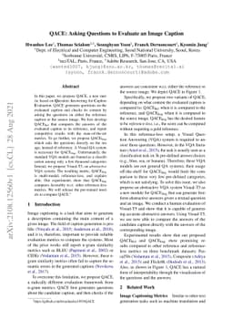 QACE: Asking Questions to Evaluate an Image Caption