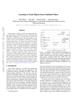 Learning to Track Objects from Unlabeled Videos