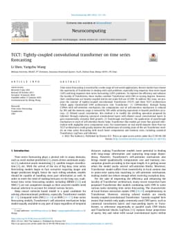TCCT: Tightly-Coupled Convolutional Transformer on Time Series
  Forecasting