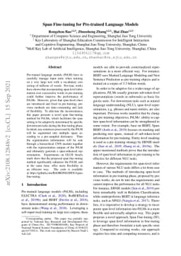 Span Fine-tuning for Pre-trained Language Models