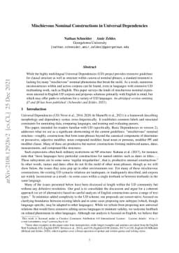 Mischievous Nominal Constructions in Universal Dependencies
