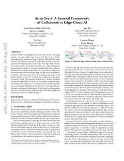 Auto-Split: A General Framework of Collaborative Edge-Cloud AI