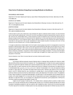 Time Series Prediction using Deep Learning Methods in Healthcare