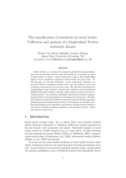 The emojification of sentiment on social media: Collection and analysis of a longitudinal Twitter sentiment dataset