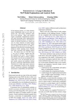 Thermostat: A Large Collection of NLP Model Explanations and Analysis
  Tools