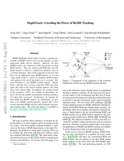 DepthTrack : Unveiling the Power of RGBD Tracking