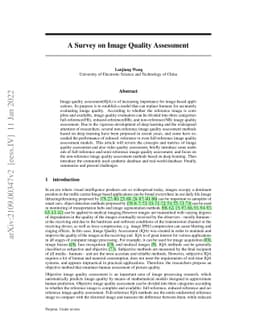 A survey on IQA