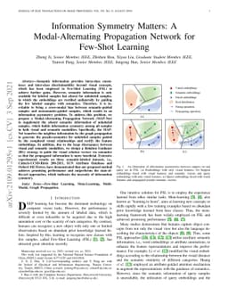 Information Symmetry Matters: A Modal-Alternating Propagation Network
  for Few-Shot Learning