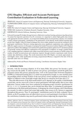 GTG-Shapley: Efficient and Accurate Participant Contribution Evaluation
  in Federated Learning