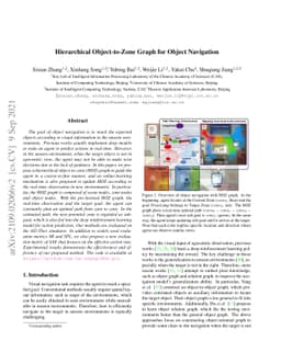 Hierarchical Object-to-Zone Graph for Object Navigation