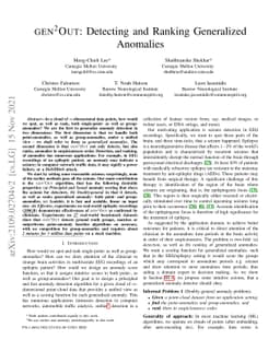 gen2Out: Detecting and Ranking Generalized Anomalies
