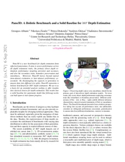 Pano3D: A Holistic Benchmark and a Solid Baseline for $360^o$ Depth
  Estimation