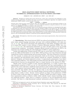 Self-adaptive deep neural network: Numerical approximation to functions
  and PDEs