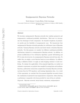 Semiparametric Bayesian Networks