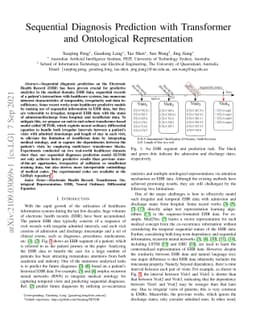 Sequential Diagnosis Prediction with Transformer and Ontological
  Representation