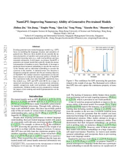 NumGPT: Improving Numeracy Ability of Generative Pre-trained Models