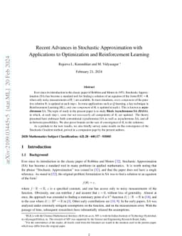 Convergence of Batch Asynchronous Stochastic Approximation With
  Applications to Reinforcement Learning