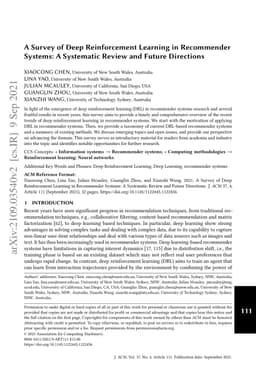 A Survey of Deep Reinforcement Learning in Recommender Systems: A
  Systematic Review and Future Directions