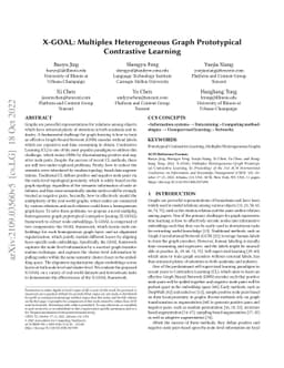 X-GOAL: Multiplex Heterogeneous Graph Prototypical Contrastive Learning