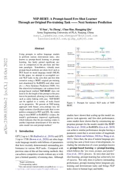 NSP-BERT: A Prompt-based Few-Shot Learner Through an Original
  Pre-training Task--Next Sentence Prediction