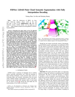 FIDNet: LiDAR Point Cloud Semantic Segmentation with Fully Interpolation
  Decoding