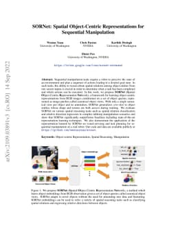 SORNet: Spatial Object-Centric Representations for Sequential
  Manipulation