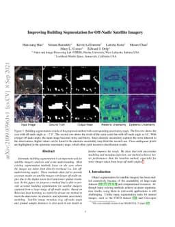 Improving Building Segmentation for Off-Nadir Satellite Imagery