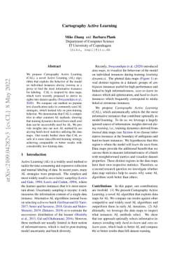 Cartography Active Learning