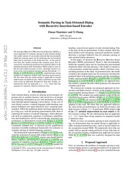 Semantic Parsing in Task-Oriented Dialog with Recursive Insertion-based
  Encoder