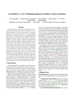 CrowdDriven: A New Challenging Dataset for Outdoor Visual Localization