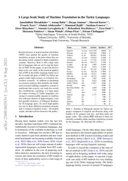 A Large-Scale Study of Machine Translation in the Turkic Languages