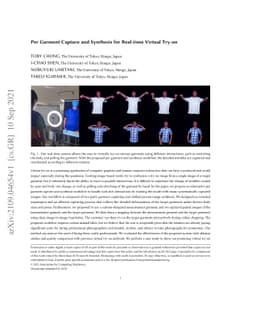 Per Garment Capture and Synthesis for Real-time Virtual Try-on