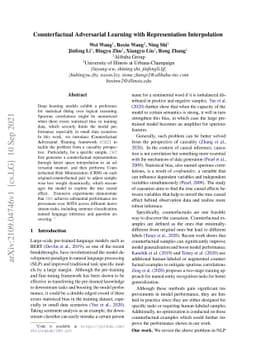 Counterfactual Adversarial Learning with Representation Interpolation