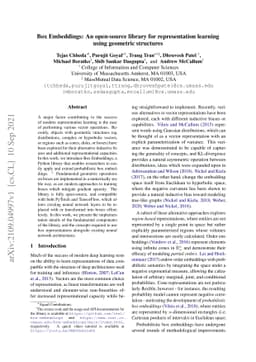 Box Embeddings: An open-source library for representation learning using
  geometric structures