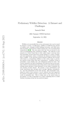 Preliminary Wildfire Detection Using State-of-the-art PTZ (Pan, Tilt,
  Zoom) Camera Technology and Convolutional Neural Networks