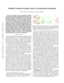 Bundled Gradients through Contact via Randomized Smoothing