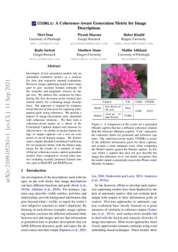 COSMic: A Coherence-Aware Generation Metric for Image Descriptions