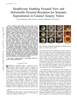 DeepPyram: Enabling Pyramid View and Deformable Pyramid Reception for
  Semantic Segmentation in Cataract Surgery Videos