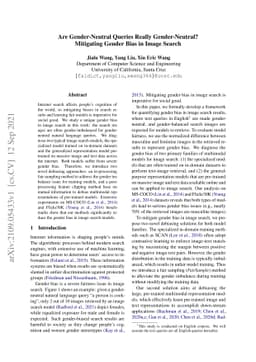Are Gender-Neutral Queries Really Gender-Neutral? Mitigating Gender Bias
  in Image Search