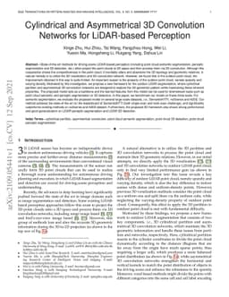 Cylindrical and Asymmetrical 3D Convolution Networks for LiDAR-based
  Perception