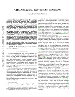 ART-SLAM: Accurate Real-Time 6DoF LiDAR SLAM