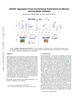 AdViCE: Aggregated Visual Counterfactual Explanations for Machine
  Learning Model Validation