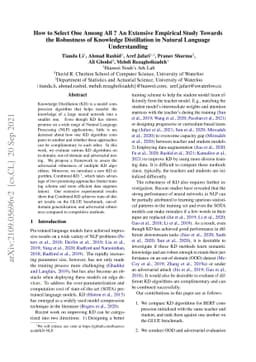 How to Select One Among All? An Extensive Empirical Study Towards the
  Robustness of Knowledge Distillation in Natural Language Understanding