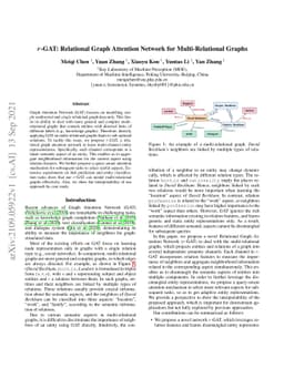 r-GAT: Relational Graph Attention Network for Multi-Relational Graphs