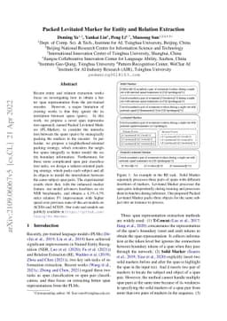Packed Levitated Marker for Entity and Relation Extraction