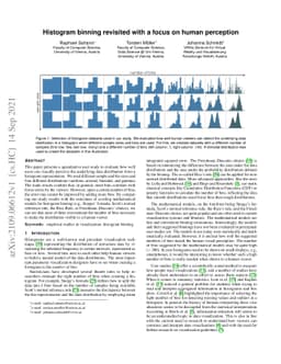 Histogram binning revisited with a focus on human perception