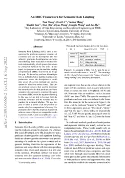 An MRC Framework for Semantic Role Labeling