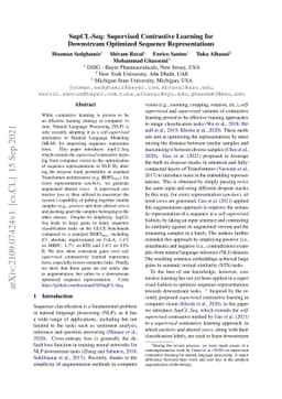 SupCL-Seq: Supervised Contrastive Learning for Downstream Optimized
  Sequence Representations