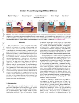 Contact-Aware Retargeting of Skinned Motion